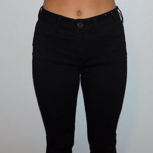 Black Low Rise Jeggings